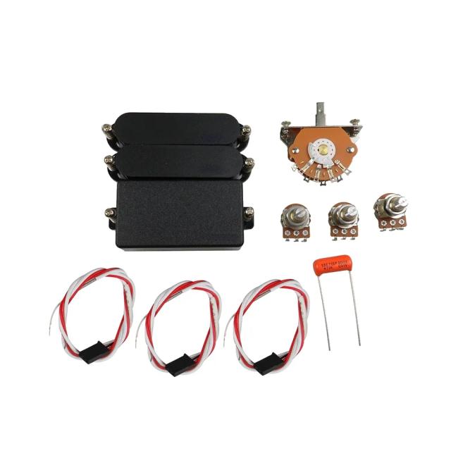 Captador Humbucker Ativo para Guitarra - Conjunto SSH com Pescoço, Meio e Ponte e Potenciômetro Acessório