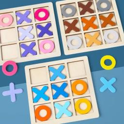 Brinquedo Montessori para Crianças, Mini Xadrez, Jogo de Jogo, Jogos de Tabuleiro, Brinquedos Educativos Interativos, Jogos de Batalha - Image 2