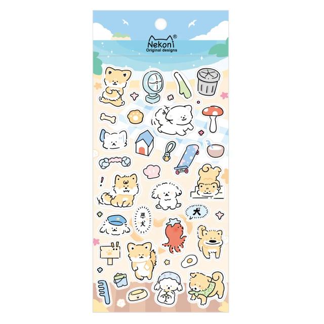 Adesivos Decorativos de Animais Fofos para Artesanato e Decoração de Interiores