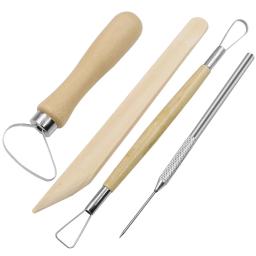 8 em 1 kit de escultura de argila ferramentas de moldagem para cerâmica diy - Image 5