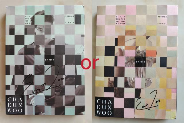 Mini Álbum Autografado de ASTRO Cha EunWoo - Entombook com Photocard Exclusiva, K-POP, Versão Aleatória