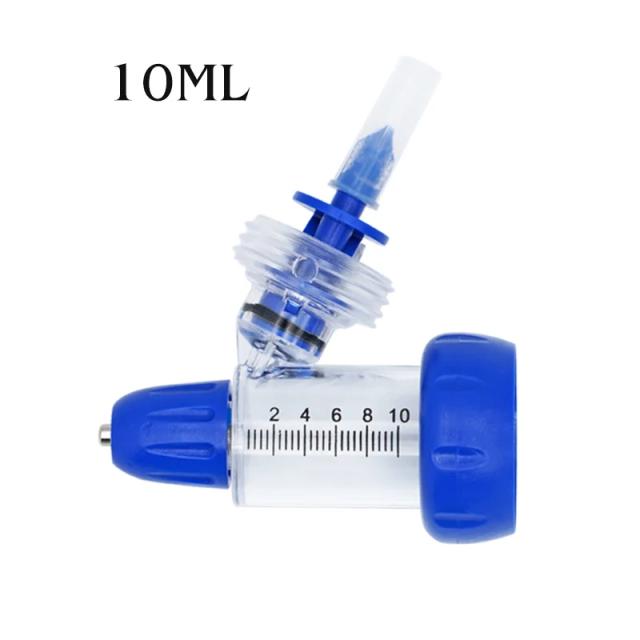 Seringa Veterinária Ajustável para Vacinação de Animais - Injetor de Medicamentos com Tubos de 1ml, 2ml, 5ml e 10ml