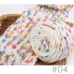 Feijão Arco-Íris Fio De Lã, Linha De Malha Bonito, Cachecol Artesanato DIY, Suéter, Acessórios De Costura, 50g/Rolo, A3 - Image 6