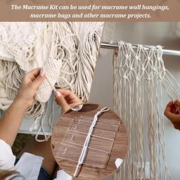 Macramé Spacer Guide Tool, Macramé Separator, Régua para Ferramentas e Equipamentos, 4 Tamanhos, 10 Pcs - Image 6