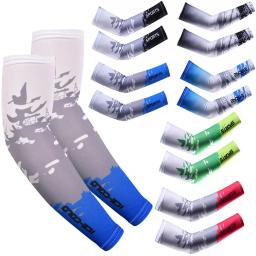 Cooling Arm Sleeves Capa, esportes, corrida, proteção solar UV, ao ar livre, voleibol, pesca, ciclismo, tatuagem legal, 2pcs - Image 1