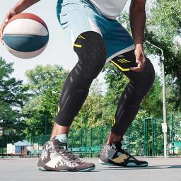 Anti-Colisão EVA Sports Joelho Brace, Mangas de Compressão Perna, Proteção para Jovens Adultos, Futebol, Basquete, Voleibol, Corrida - Image 6