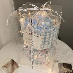 Buquês de sabão para meninas, Simulação Dia dos Namorados, Produtos Acabados High-End, Presente de aniversário, Flores eternas, 19 Rose - Image 4