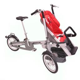 Bicicleta esportiva ao ar livre para mãe e bebê, O carro pode andar, Bicicleta do bebê, Triciclo duplo - Image 5