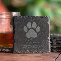 Pet Memorial Stone Custom Dogs Nome e Data de Morte Presentes Personalizados Pet Loss Placa Personalizada Dog Grave Marker - Image 4