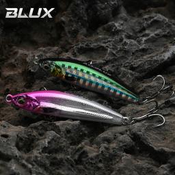 Blux exile 50 afundando lápis de gravidade vara pesada isca de pesca 50mm 8g água salgada lipless minnow wobbler isca de plástico duro - Image 5