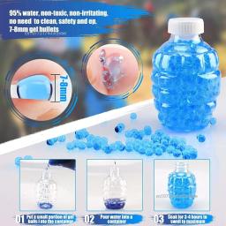 Multi Funcional Bolas de Água Blaster Balas, Tiro Ao Ar Livre, Fácil de Usar, Gel Ball Splater, 100000 Peças - Image 4