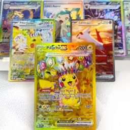 Surging Sparks PKM Cartões PTCG2-A GX Rainbow Latia Milot Holográfico Ex GX Coleção Rara Brinquedos de Batalha Presentes para Hobbies - Image 1