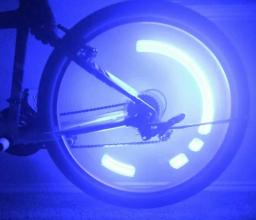 Luz do bocal de bicicleta, pneu de néon, bocal de gás, núcleo da válvula, fulgor, luzes led, ao ar livre, roda - Image 4
