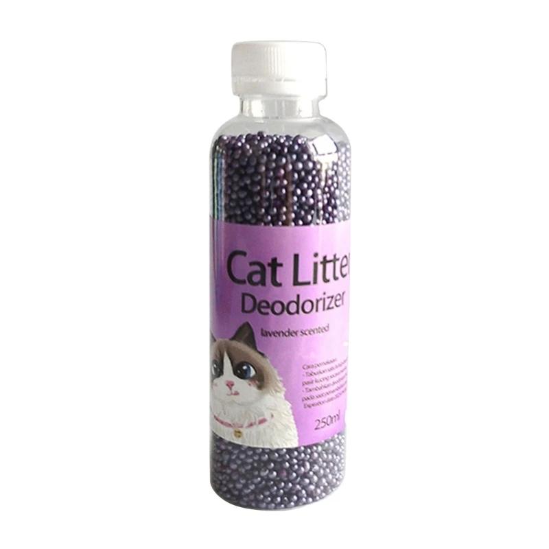 Eliminador odor para gato, para caixa areia, limpeza doméstica, contas desodorizantes para animais estimação, - Image 1