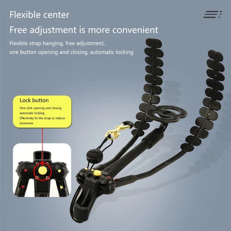 Saxofone ajustável Neck Strap Sling, Harness ombro confortável, alças duplas, acessórios de saxofone - Image 1