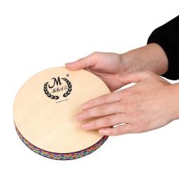 Orff percussão instrumento de educação mão tambor, Stream Drum, som terapia, relaxante, água som, 8" - Image 6