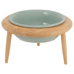 Alimentador elevado para animais de estimação, tigela de água para gatos com suporte de madeira, alimentação cerâmica, cães pequenos e médios, 800ml - Image 6
