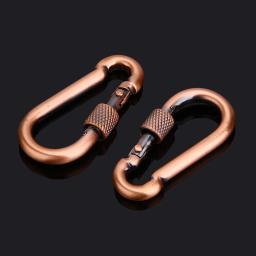 1Pcs Segurança Ao Ar Livre Escalada Mosquetão D-ring Montanhismo Fivela Parafuso Bloqueio Pendurado Gancho Fivela Camping Acessórios - Image 5
