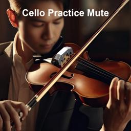Silenciador metálico para prática violoncelo, instrumento musical mudo, peças de reposição para prática noturna, 2024 - Image 2