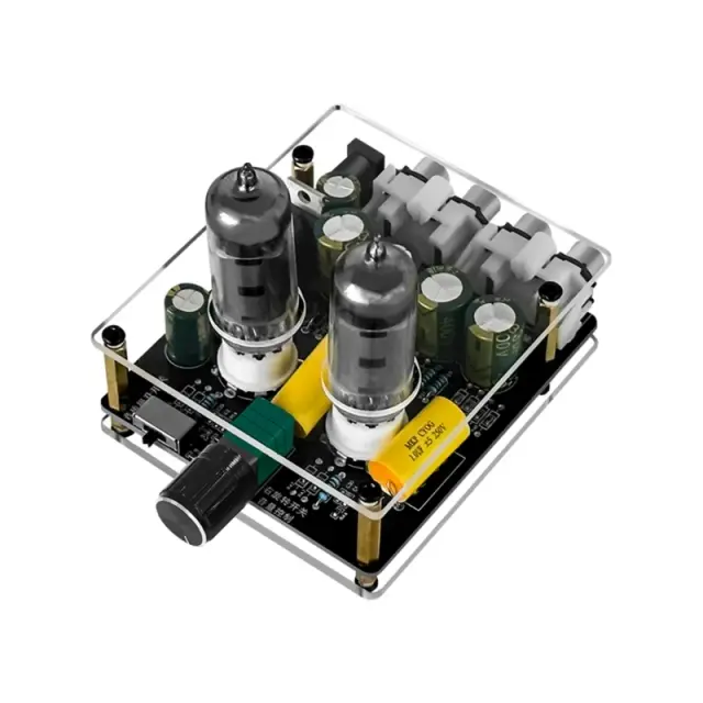 Amplificador de Tubo 6K4 com Placa Pré-Amplificadora e Engrenagens Ajustáveis E65C