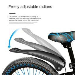 Guarda-lamas dianteiro e traseiro para bicicleta, protetor de liberação rápida, pára-lamas para mountain bike, guarda rodas, MTB, 26-29 Polegada - Image 4