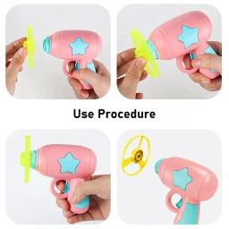 Lançamento interativo Pet Training Toy para Gatinho, Brinquedo engraçado do gato, Mini Disco Voador, Tiro Arma, Jogos de Perseguição, Brinquedos Gato, Pet Shop - Image 6