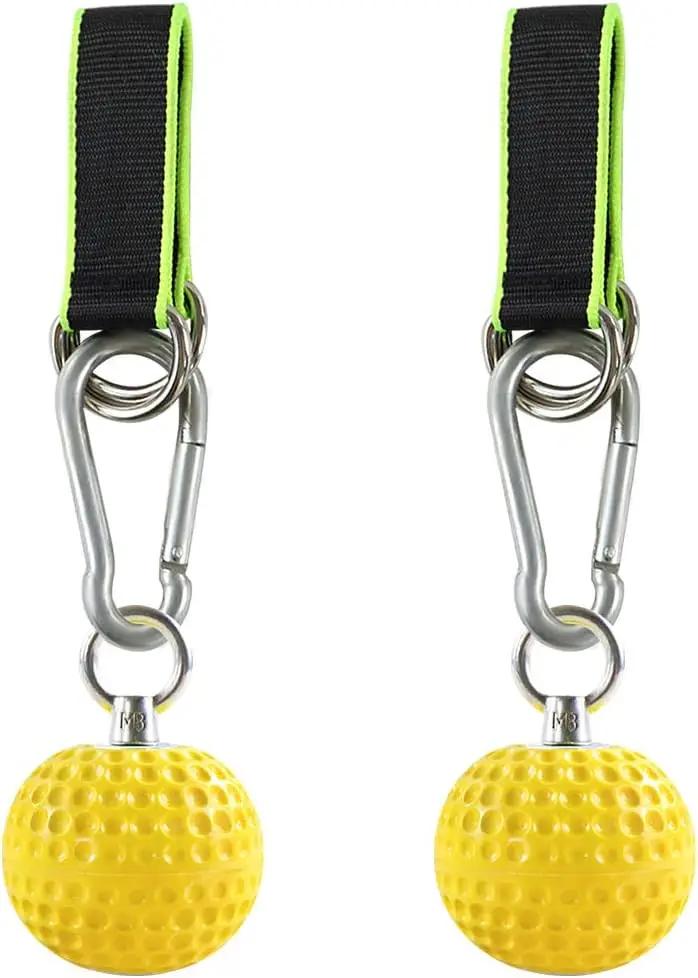 Bolas de treinamento de mão com correias penduradas, escalada, bola de poder pull-up, equipamentos de fitness para Bouldering Kettlebells - Image 1
