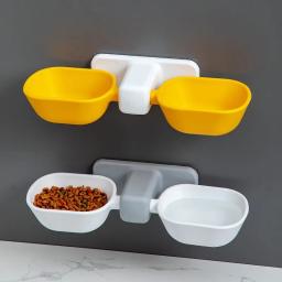 Tigela de alimentação para animais de parede, tigelas duplas para gato e cachorro, tigela de água suspensa, altura ajustável, 1pc - Image 6