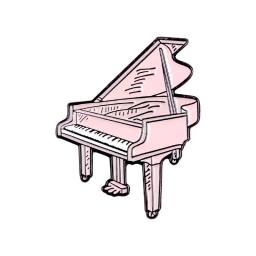 Instrumento musical série esmalte pinos fita personalizada piano guitarra gravador broches de música lapela emblemas moda jóias presentes - Image 4