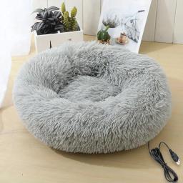 Cama aquecida para animais, Almofadas de aquecimento para gatos, Carregador USB macio, Simples de limpar, Almofada Aquecedor de Inverno, Home Pets Supply - Image 2
