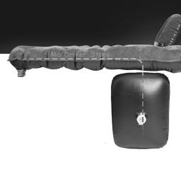 Inflável Car Travel Bed, Auto Colchão de Ar, Assento Traseiro, Sofá Inflável, Split Bed, Camping Ao Ar Livre, Descanso Almofada, sem Inflar Bomba - Image 3