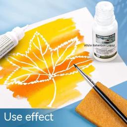Arte Mascarando Pigmento Líquido para Iniciante, Látex Branco, Pigmento Cobrindo, Tinta Aquarela, rapidamente para Tinta, Guache, Artesanato Suprimentos - Image 5