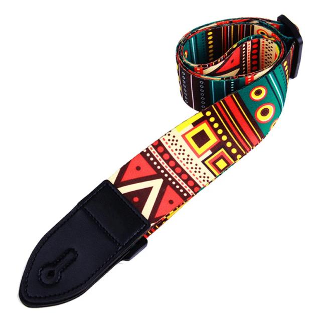 Correias Ajustáveis de Nylon Coloridas para Guitarra e Baixo, Acessórios Multicoloridos para Músicos
