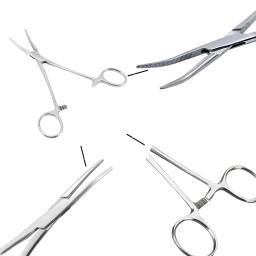 1pc Aço Inoxidável 14/16/18cm Suporte de Agulha Cirúrgica Odontológica Médica Fórceps Hemostático Braçadeira Reta/Cotovelo Ferramenta Cirúrgica - Image 5