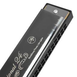 Harmonica C Tone Tremolo para iniciantes, instrumentos de sopro, órgão bucal, presente para adultos e crianças, 24 buracos - Image 6