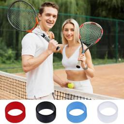 Raquete de tênis com borracha anel, raquete banda, Overgrips elásticos, 4pcs - Image 5