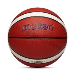Bolas de treinamento de basquete derretidas para homens, Soft Touch Match, basquete padrão, ao ar livre, interior, novos, presentes grátis, tamanho 7, BG3200, 2023 - Image 2