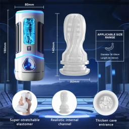 Ventosa penis para homens, Masturbador Masculino, Fidgets, Brinquedo Adulto, Masturbador, Caudas da vagina, Sex Tool - Image 5
