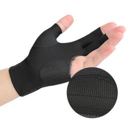 Luvas de piscina antiderrapante profissionais para mulheres e homens, luvas de bilhar, mão protetora, 3 dedos, 1pc - Image 5