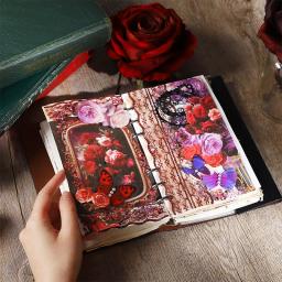 Rosas Conjunto De Papel Material, Material De Colagem, Decoração De Fundo, DIY Diário, Album Art Marker, Scrapbooking Suprimentos, 30 pcs - Image 4
