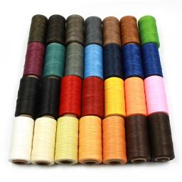 Fio De Cera De Costura De Couro, Artesanato De Cordão De Costura À Mão, Ferramentas De Couro DIY, Linha De Encerado Plana Especial, 260m, 150D - Image 1