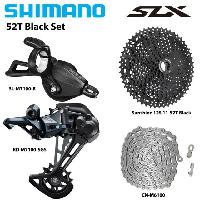 Grupo Shimano SLX M7100 12 Velocidades Alavanca Câmbio Corrente Cassete