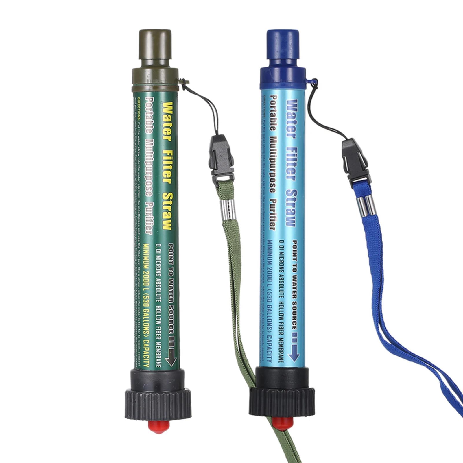 Filtro de água acampamento ao ar livre portátil caminhadas purificador de água pessoal sistema filtragem caça purificação água dispositivo emergência - Image 1