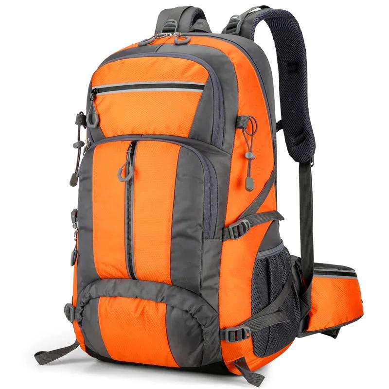 50l náilon mochila saco de acampamento esporte ao ar livre caminhadas trekking escalada viagem ombro reflexivo sapatos bagagem ao ar livre saco dos homens - Image 1