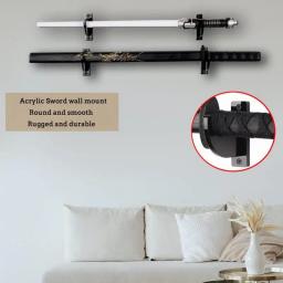 Universal Lightsaber Wall Display Stand, Clear Rack, suporte De Espada De Acrílico, armas De Brinquedo - Image 4