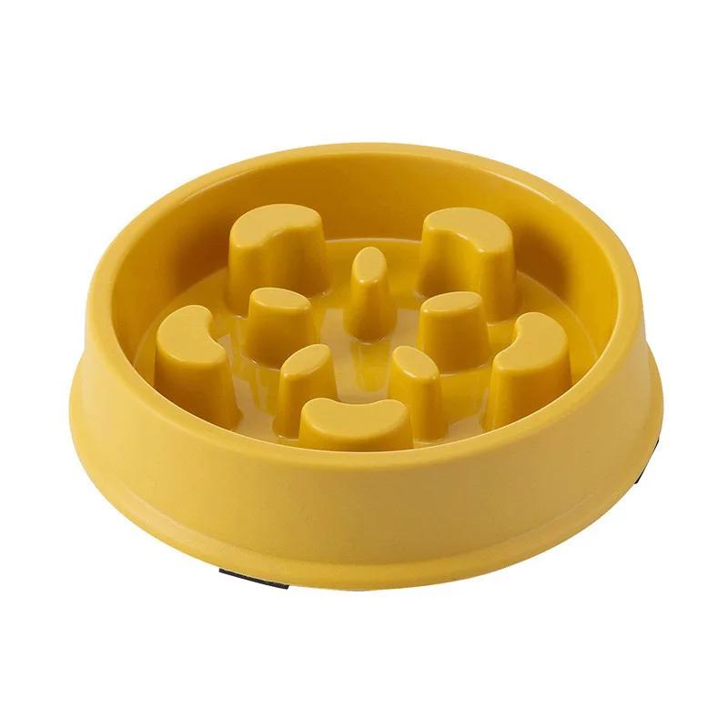 Alimentador lento de plástico portátil para animais de estimação, tigela anti-estrangulamento, prato de alimentação anti-estrangulamento, tigela de comida, cachorro, gatinho, gatinho, animais de estimação, alimentação lenta - Image 1