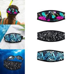 Mergulho e Snorkel Máscara Strap com Bordas Costuradas Impermeáveis Acessórios Esportivos Medida 7.9x3.5 polegadas Durable Scuba Mask Strap - Image 6