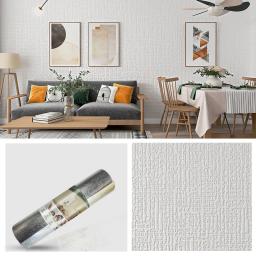 PE espuma algodão adesivo de parede estilo linho auto-adesivo filme aluminizado isolamento decoração da parede filme quarto sala de estar à prova dwaterproof água paisagismo parede decoração da casa papel de parede - Image 6