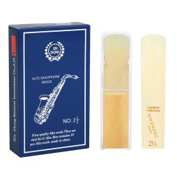 10pcs Alto Sax Saxofone Reeds Força 2.5 Soprano Sax Reed Woodwind Instrument Acessórios para Alto/Tenor/Soprano Sax Clarinete - Image 2