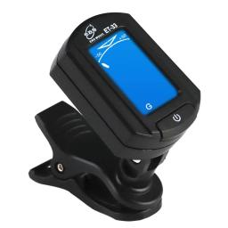 Digital Clip-on Guitar Tuner, eletrônico, calibração, baixo, cavaquinho, violino, bandolim, acústica - Image 6